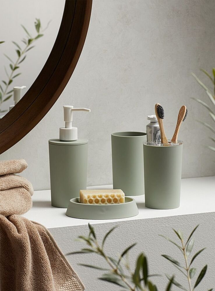 Sage Bathroom Set — MARK hotel accessories, Ajman UAE