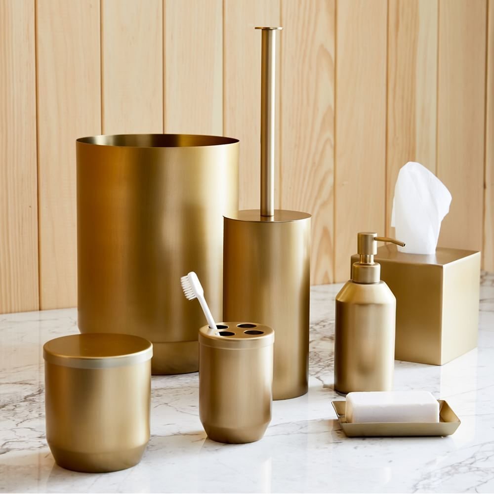 Brass Bathroom Set — MARK hotel accessories, Ajman UAE