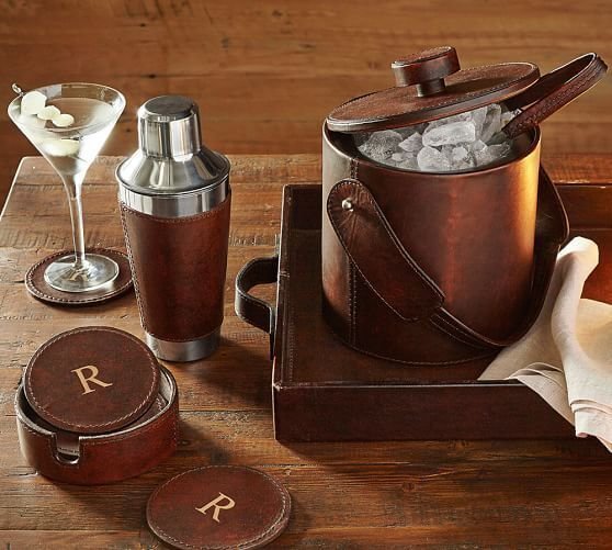 Leather Bar Set — MARK hotel accessories, Ajman UAE