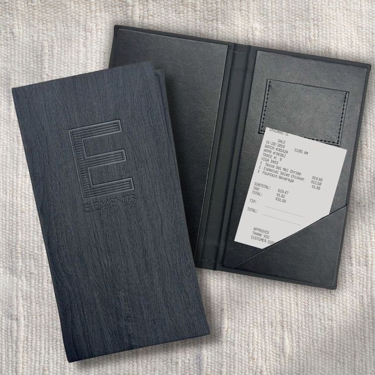 Menu Folder — MARK hotel accessories, Ajman UAE