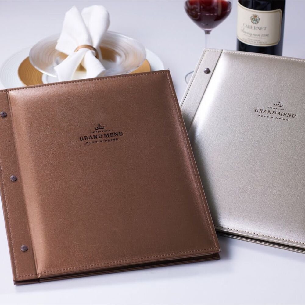 Menu Folder — Bronze — MARK hotel accessories, Ajman UAE
