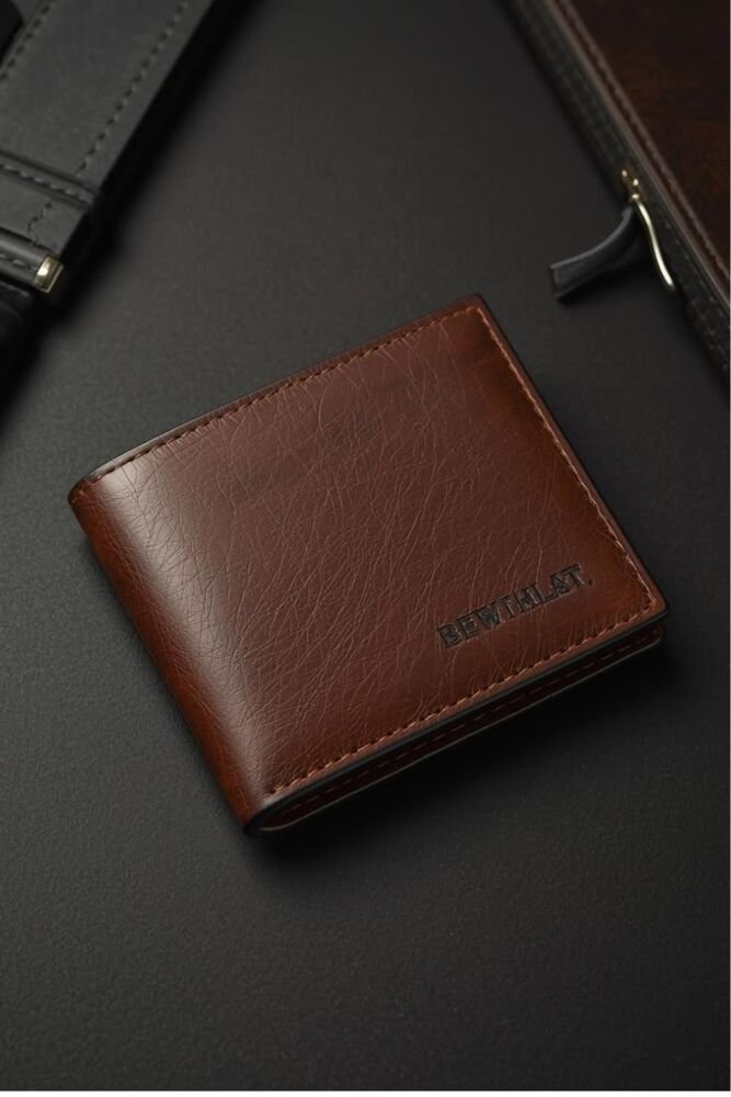 Bifold Wallet — Tan — MARK hotel accessories, Ajman UAE