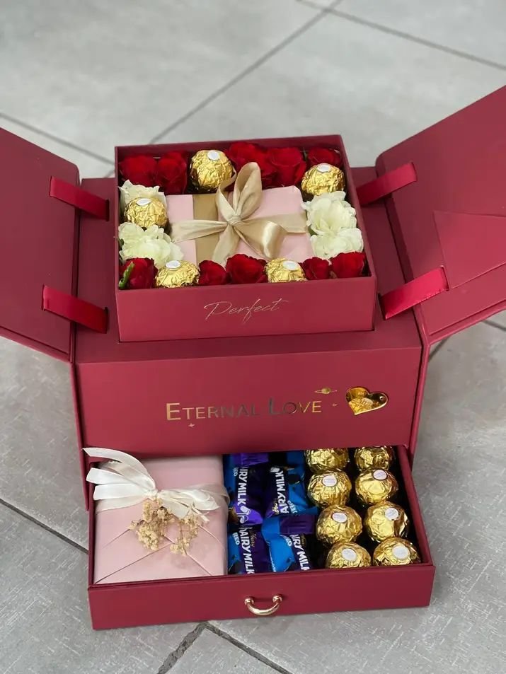 Flower & Chocolate Box — MARK hotel accessories, Ajman UAE